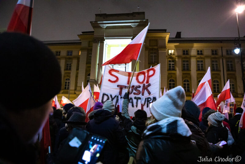 FreePoland, Wolne Media, Protest Wolnych Polakow, Photo: Julia Chodor