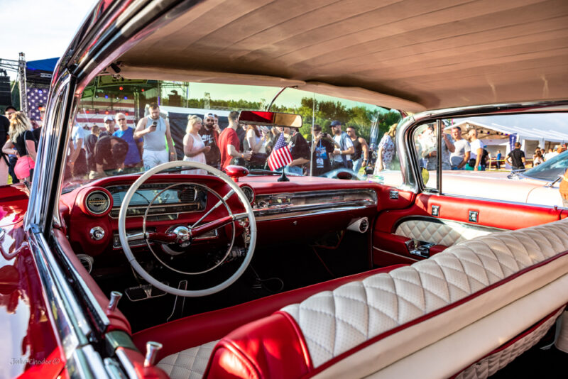 Cadillac DeVille, classic car, classic cars, American car, old car, oldtimer, samochód zabytkowy, American Cars Mania 2023. Photo: Julia Chodor