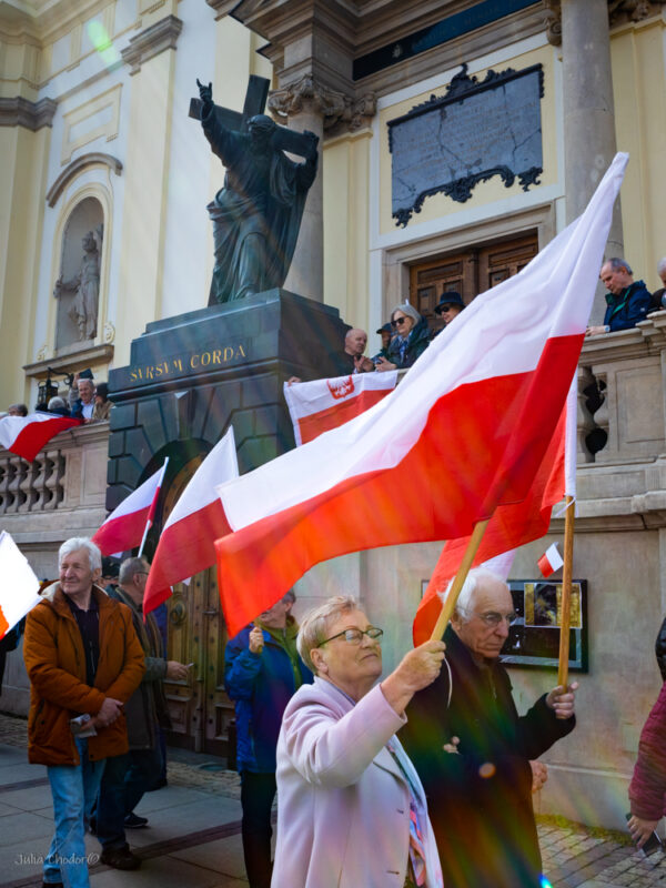millennium march, 1000 years of Polish Kingdom, Poland, Warsaw