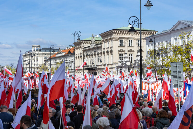 millennium march, 1000 years of Polish Kingdom, Poland, Warsaw